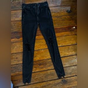 American Eagle Outfitters Dark Wash Jeans 2 xlong